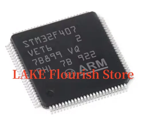 5 unids/lote STM32F407VET6 STM32F407 STM32F407VE LQFP100