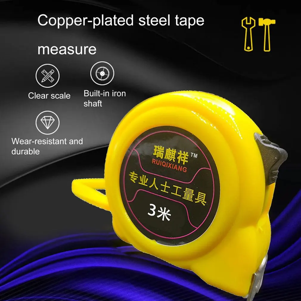 

HOT 3/5m Automatic Telescopic Meter Tape Measure Woodworking Tools Clear Scale Anti-fall Portable Stainless Steel Tape Measure