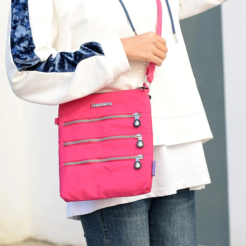 Women's Nylon Bag Crossbody Handbag Female Shopper Fashion Simple Quality Bolsas Korean Designer Shoulder Casual Bags For Women