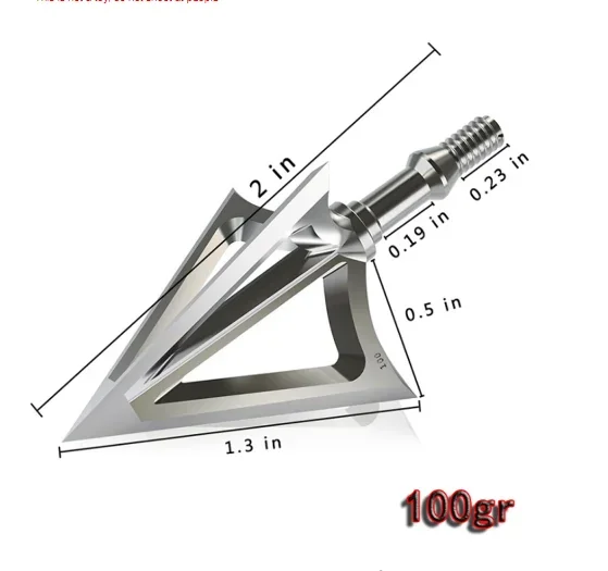 Наконечник стрелы G5 Broadhead 100125 грейн, трехлезвийный, острый, с винтовым креплением, из нержавеющей стали, аксессуары для стрельбы из лука и охоты. (art.: 3920dcbe124ed) - 3920dcbe124ed