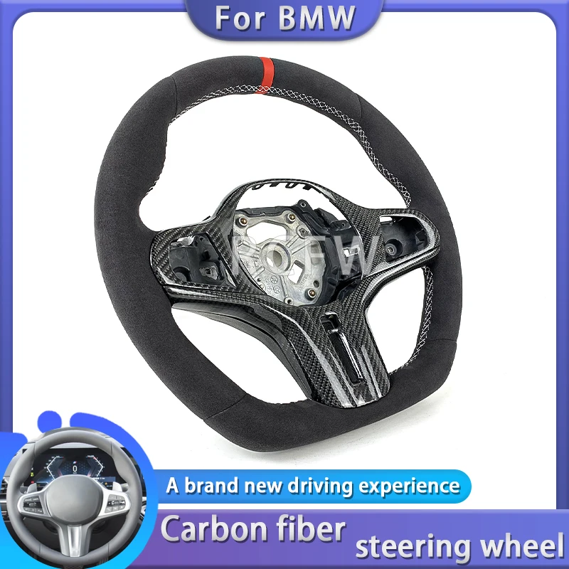 Автомобильное рулевое колесо из углеродного волокна с подогревом для BMW G20 G28 G29 G30
