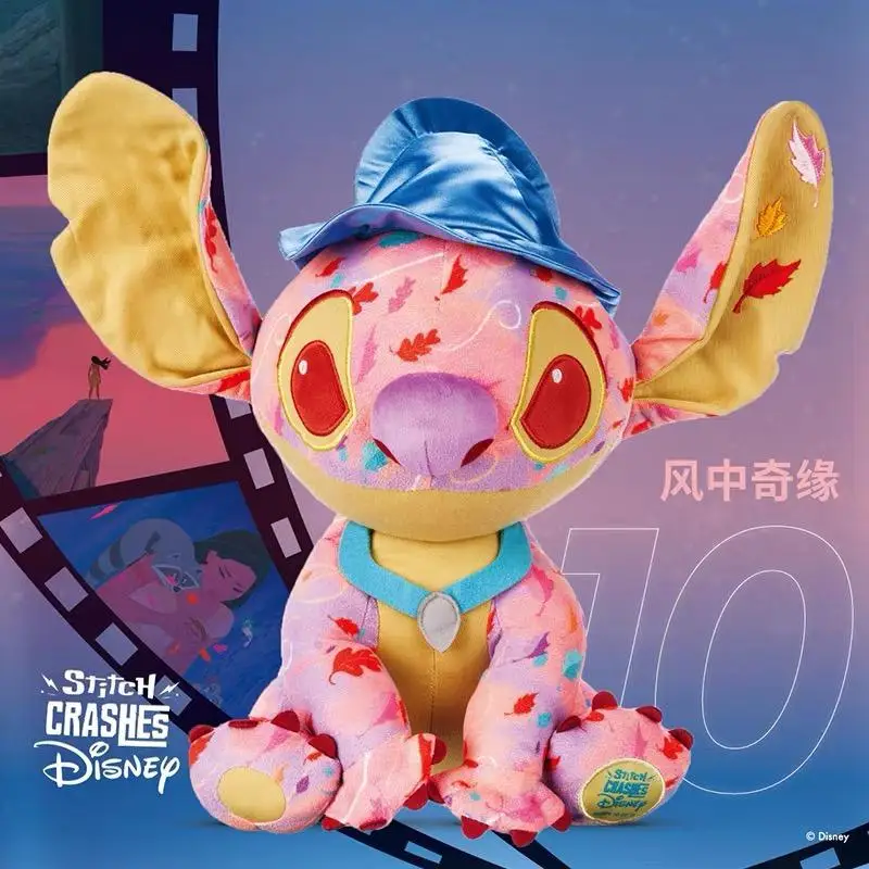 

Настоящие Мягкие плюшевые игрушки Disney Лило и Ститч, милая подушка, ограниченный выпуск, Лило и Ститч, детские игрушки, подарок для девочек