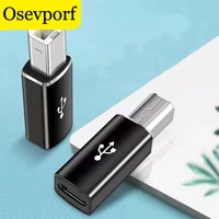 type c to midi interface square adapter usb c female to usb type b male adapter convertor for piano electronic drum printer