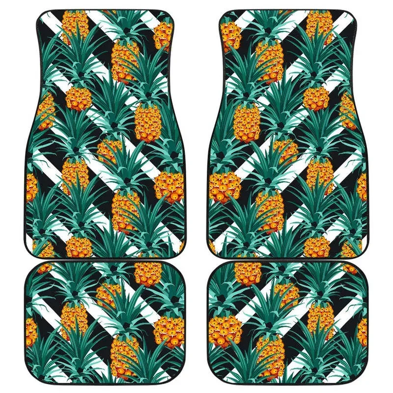 4 шт./комплект автомобильные коврики с рисунком ананаса