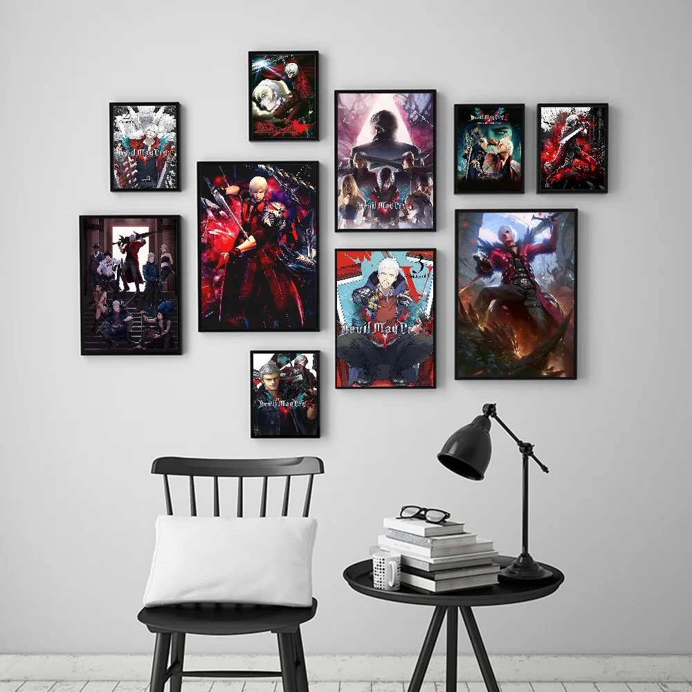 Игра D-DevilS M-May C-Cry классические постеры с фильмами HD качественный постер настенная