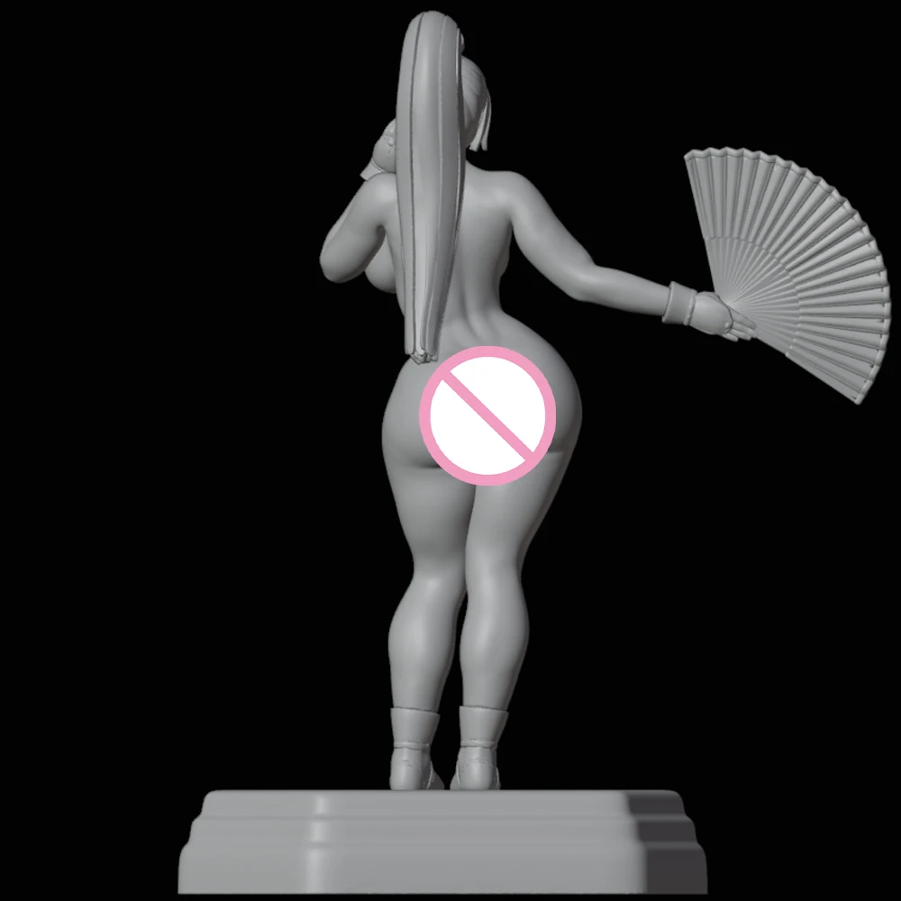 Коллекция 1/24 года набор моделей с 3d-печатью складной веер женская красота NSFW