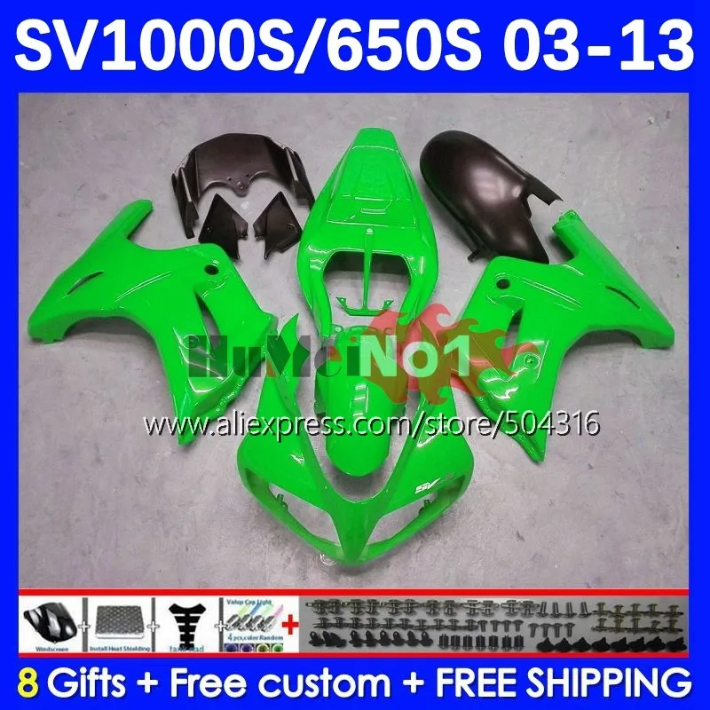 

SV1000S For SUZUKI SV650S SV650 SV1000 S 26MC.45 SV 650S 1000S green stock 03 04 05 06 07 08 2009 2010 2011 2012 2013 Fairings