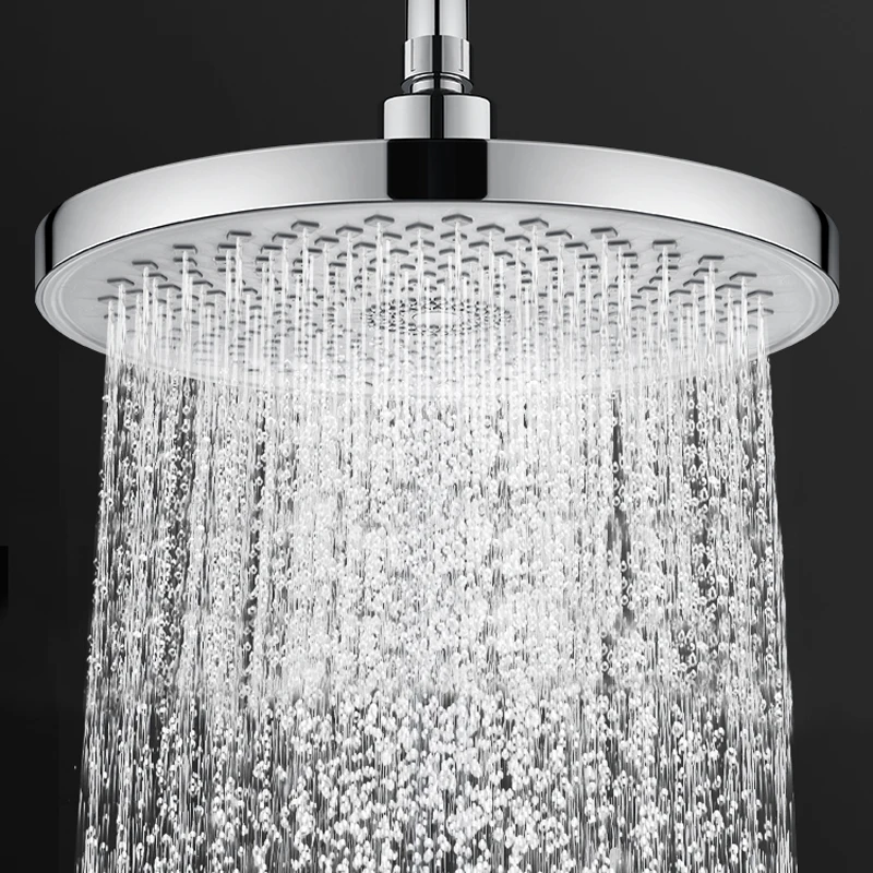 

Насадка для душа, Душевая насадка серебристого цвета с дождевой насадкой, распылитель для ванной комнаты, белый и черный цвета