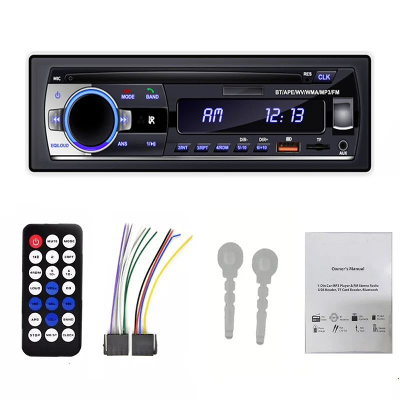 Автомагнитола SIYA 1 Din стерео FM Aux-вход приемник SD USB JSD-520 12 В MP3 Bluetooth мультимедийный