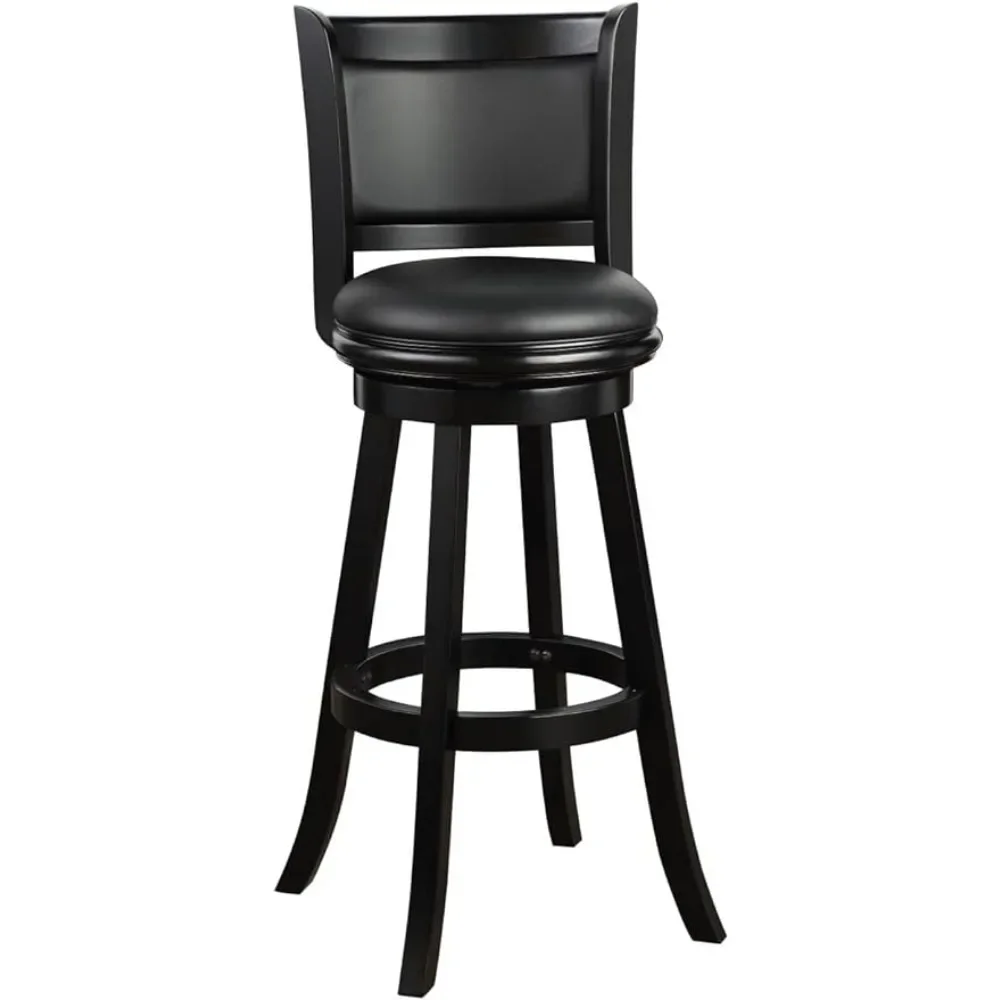 34 дюймовый стул сверхвысокий поворотный барный черный