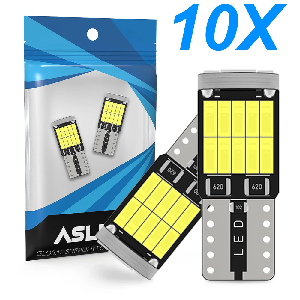 

Светодиодные лампы Canbus 4014 26SMD 6000K 168 194 Led 5w5, 10 шт.