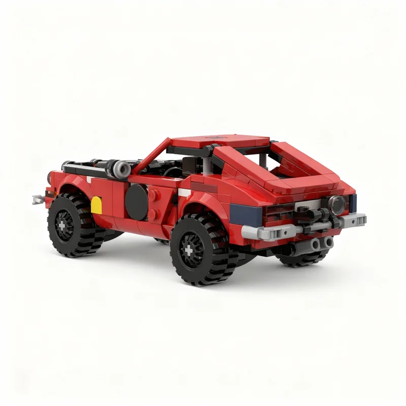 384 детали MOC Городской чемпионский суперкар 71 Datsun 240Z Safari Rally HS30, модель для самостоятельной сборки, креативный конструктор, подарок для демонстрации (art.: 3920daccb1dfa) - 3920daccb1dfa