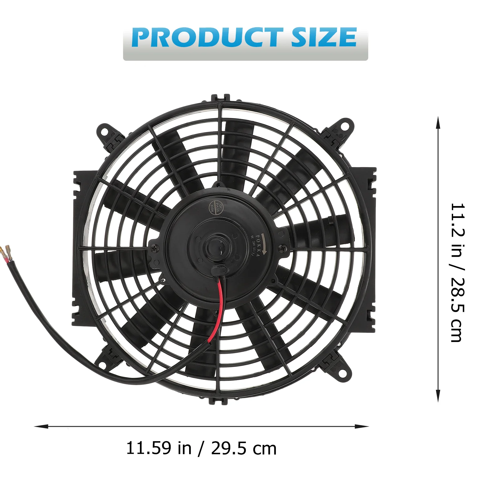 Охлаждающий вентилятор кулер радиатор двигателя кондиционер автомобильный