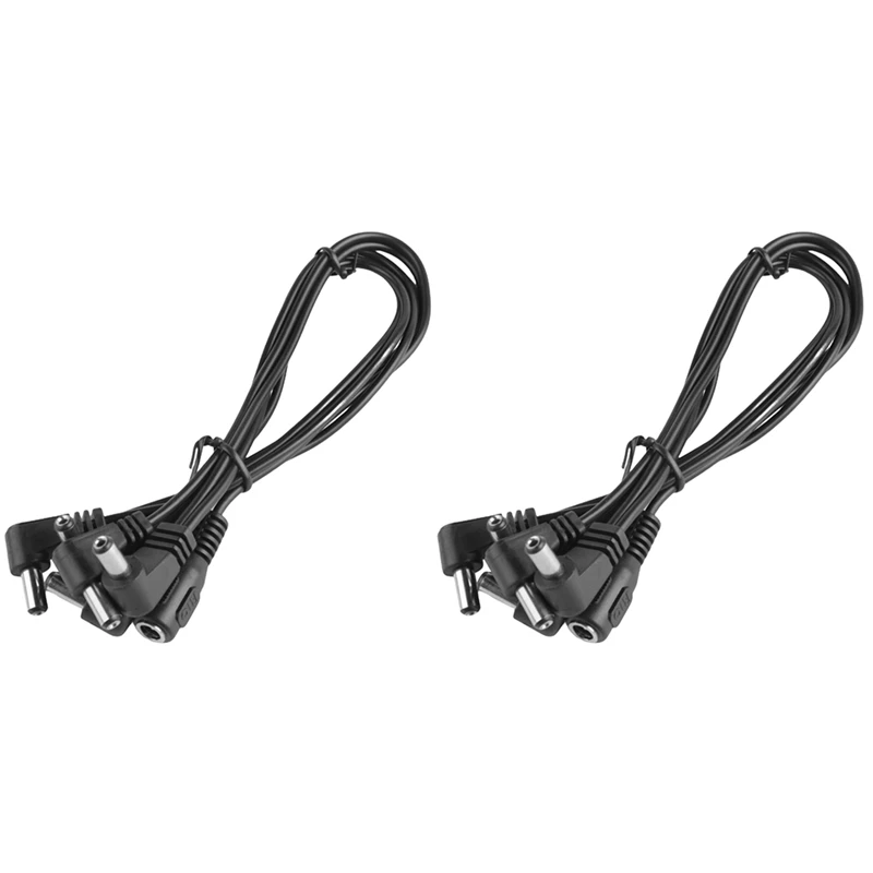 

2X 5 Guitar Effect Pedal 9V Power Supply Cable For Boss Line6 MXR Maxon
