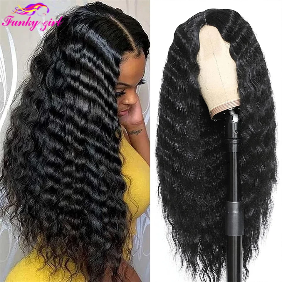 32 Inch Deep Wave 13x4 Lace Front Human Hair HD Transparent Lace Frontal Wigs Kinky Curly 4x4 Lace Closure Brazilian Remy Hair