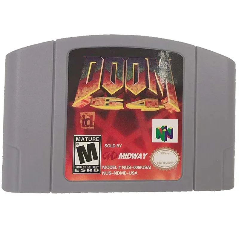 

DOOM 64 N64 Game Card Series Is Suitable for N64 Version, American English Version and Japanese Animation Toy Gift.