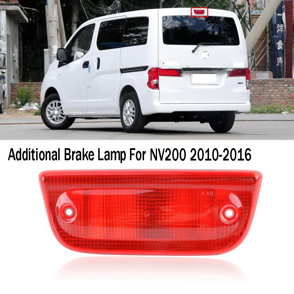 

Car High Mounted 3Rd Third Brake Light Tail Light Stop Lamp Additional Brake Lamp for Nissan NV200 2010-2016