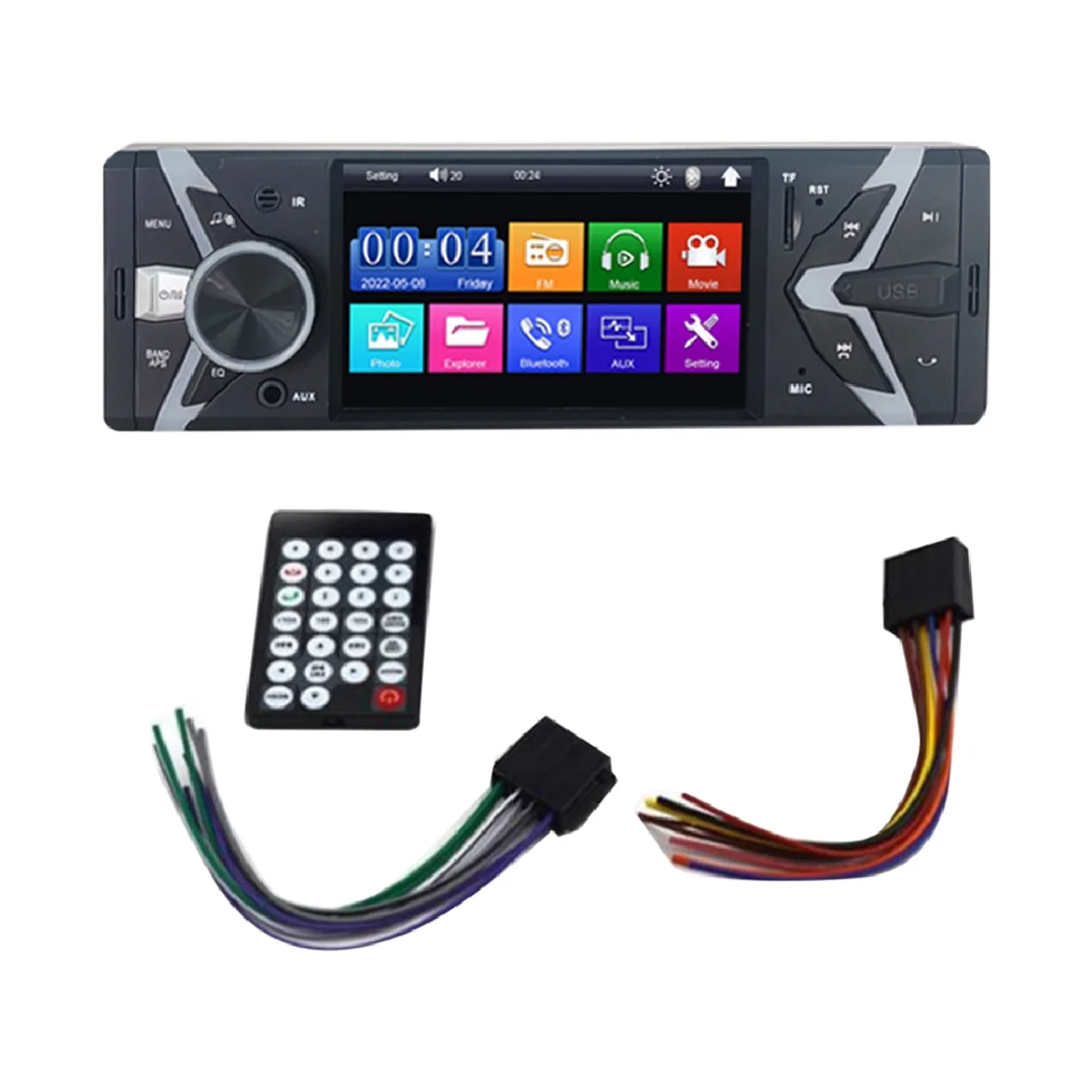 

Car 4.1 Inch Navigation Central Control Bluetooth Single Ingot, Universal Car Mp5 Navigation HD Digital Touch Screen