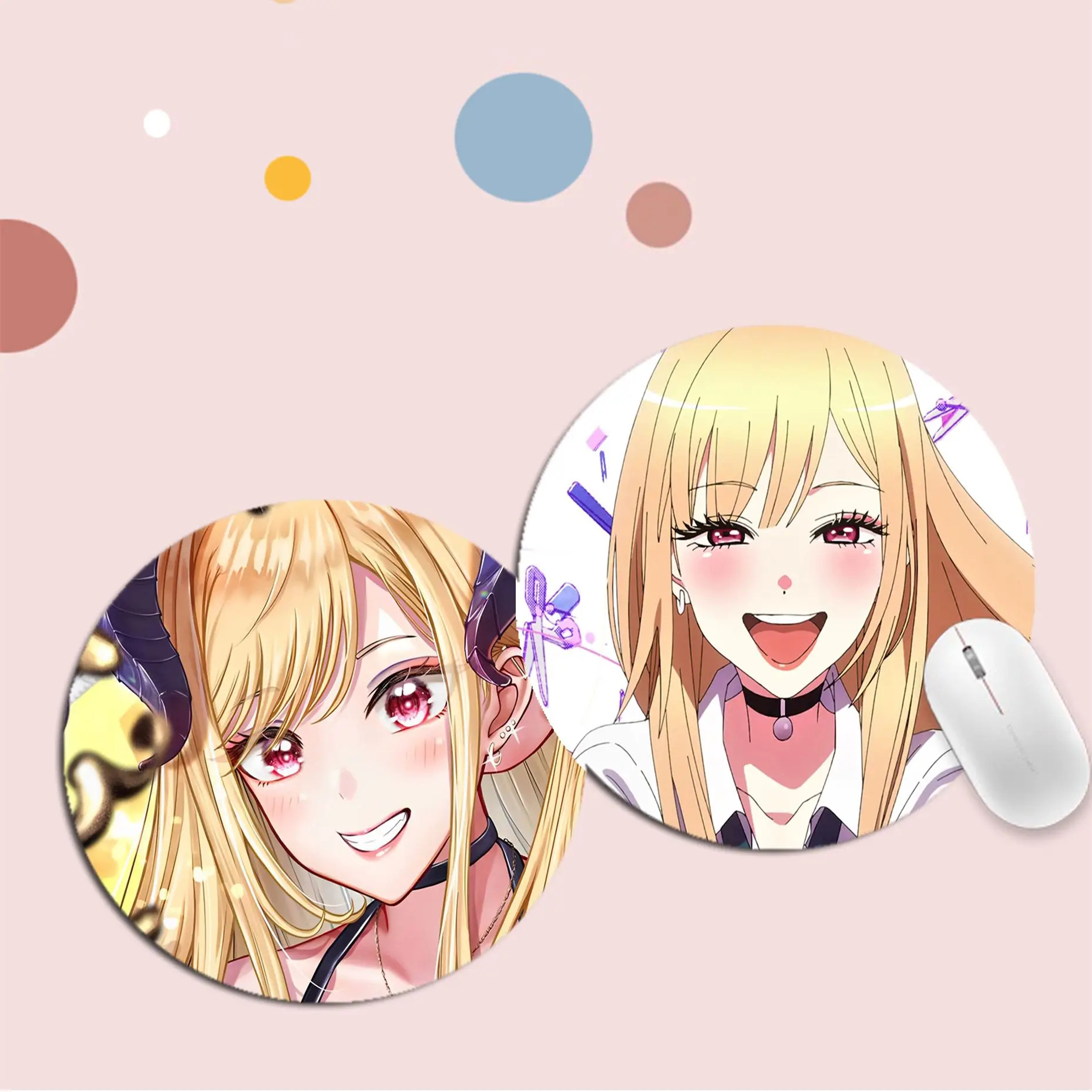 

My Dress Up Darling Round Custom Skin Big Promotion Table Mat Student Mousepad Computer Keyboard Pad Games Pad Office Desk