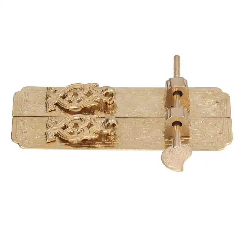 

Cabinet Faceplate Brass Material Long Service Life Door Pull Plate Chinese for Wardrobes for Dressers