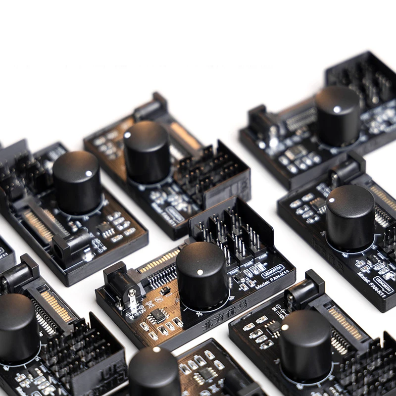 60 Вт 12 В ПК Компьютер 4P PIN PWM 6 Контроллер скорости вентилятора Концентратор