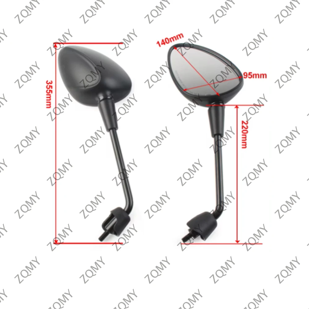 Мотоциклетные боковые зеркала заднего вида для Vespa GTS GTV 50 125 200 250 300ie Sprint Primavera150