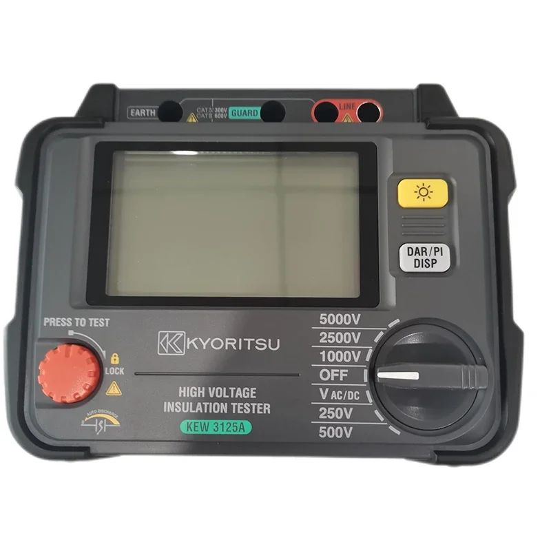 Kyoritsu KEW 3125A Высоковольтный тестер изоляции Сопротивление до 1 Т Ом