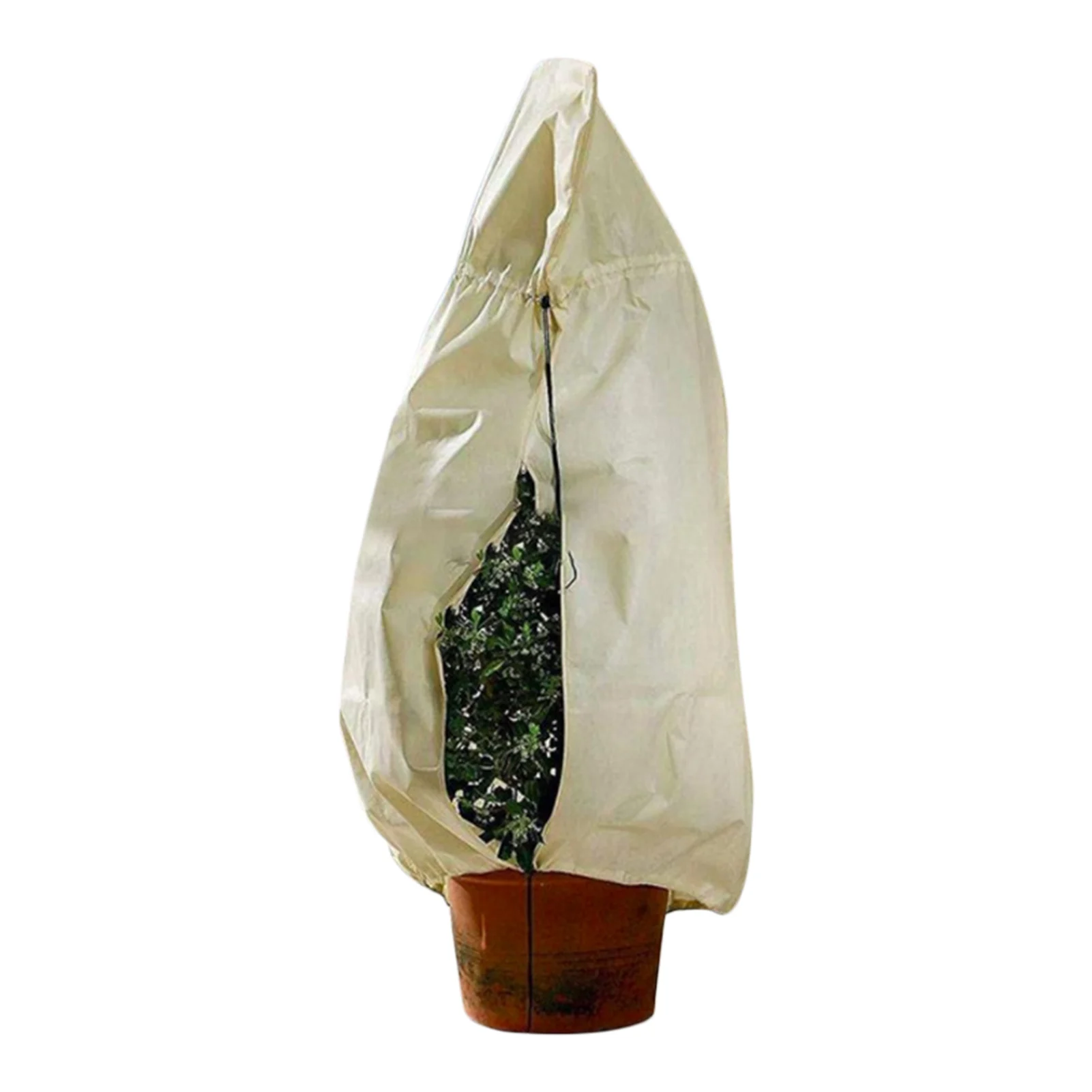 

Plant Protection Bag Winter Frost Protection Cover With Cord Prevent Freezing And Bad Weather For Elevated Garden Beds Winter