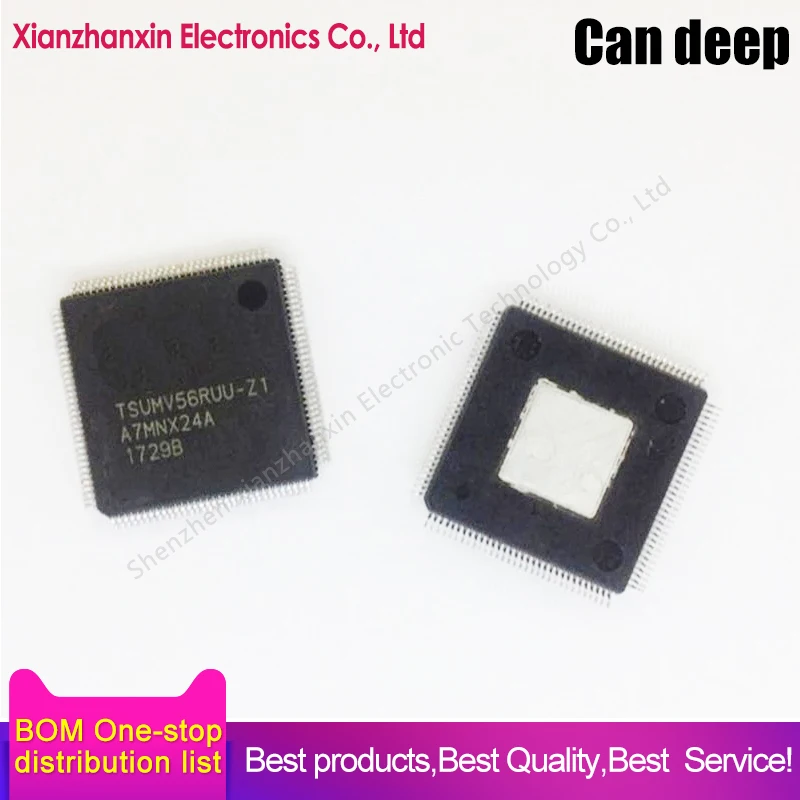 

1pcs/lot TSUMV56RUU TSUMV56RUU-Z1 QFP100 New original liquid crystal chip