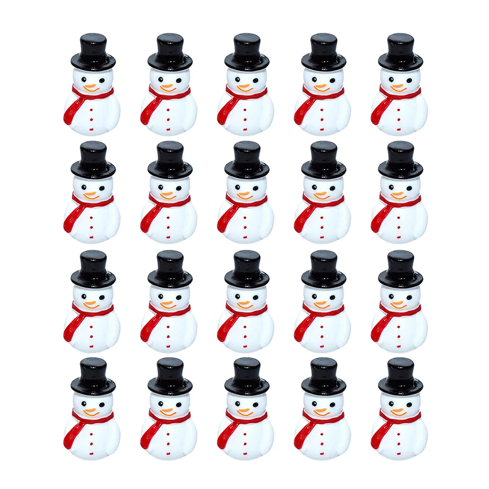 

Snowman Christmas Mini Miniature Resin Figurines Party Supplies Birthday Ornamentdecor Ornaments Diy Craft Figurine Micro