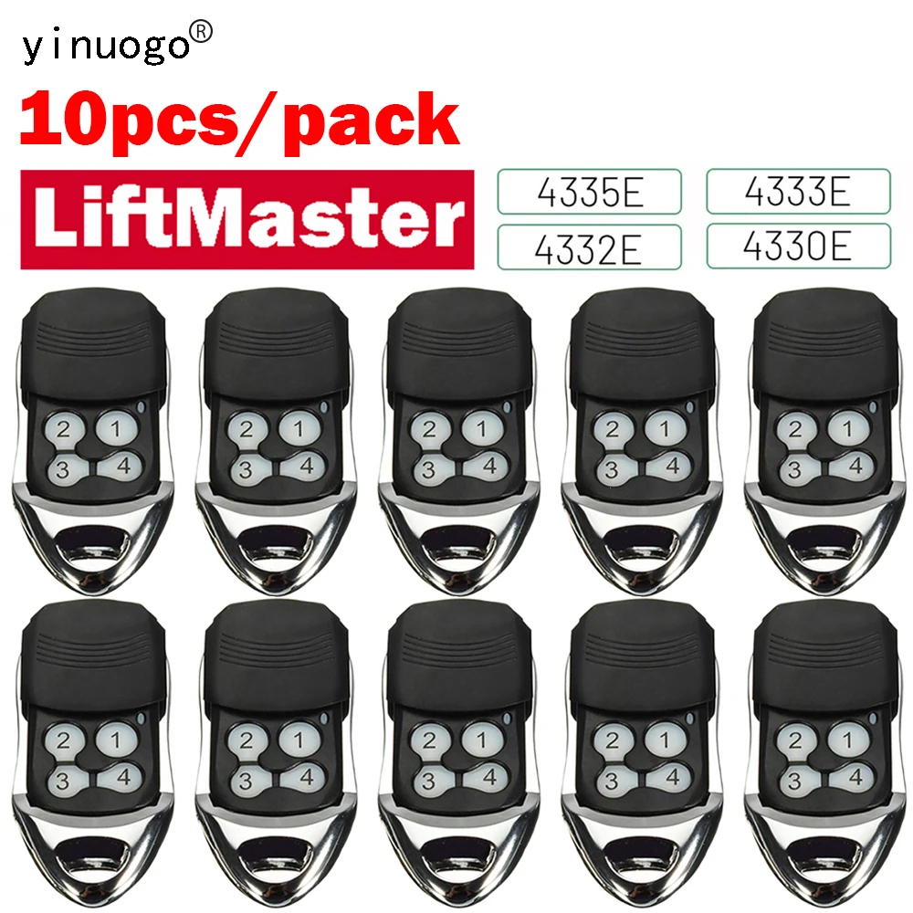 

10PCS LiftMaster 4330E 4332E 4333E 4335E 4330EML 4330EMA G4330E 4335EML 4332EML 4333EML Garage Door Remote Control 433.92MHz