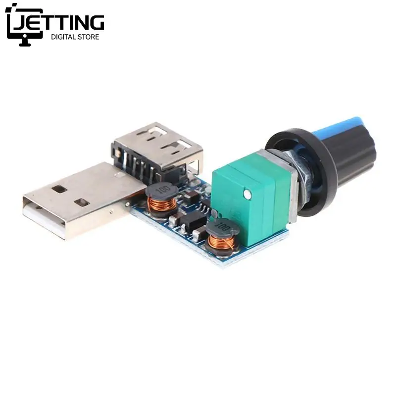

1Pc 5V To 12V USB Fan Speed Controller Switch Fan Speed Regulator Module