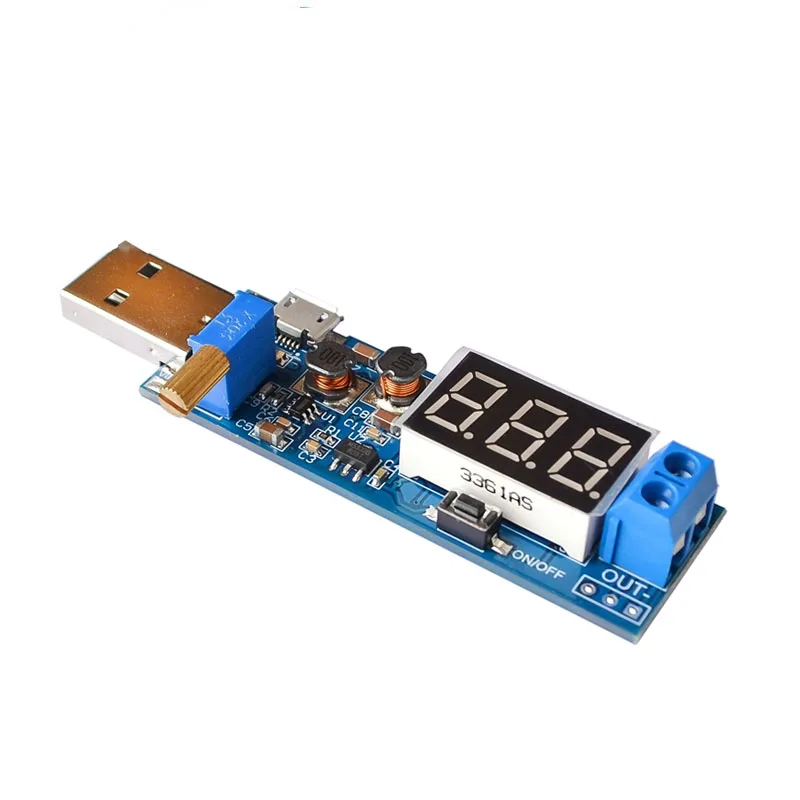 

DC-DC USB Boost Power Regulator 5V to 3.3V 9V 12V 24V Desktop Power Module
