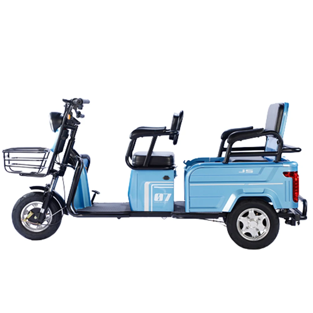 

72v1000w Electric Tricycle Adult Trike Explosion-Proof Vacuum Tyre Large Capacity Storage Box Damping Front Fork 3 Wheel Scooter