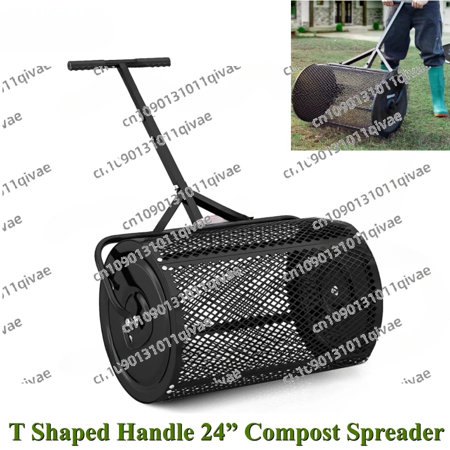 Регулируемый разбрасыватель компоста с Т-образной ручкой торфного мха помещений
