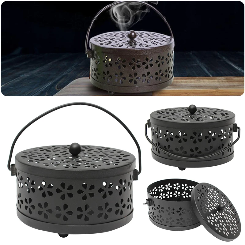 

Новый черный металлический держатель москитной спирали в форме насекомых, репеллент, Декор для дома и сада