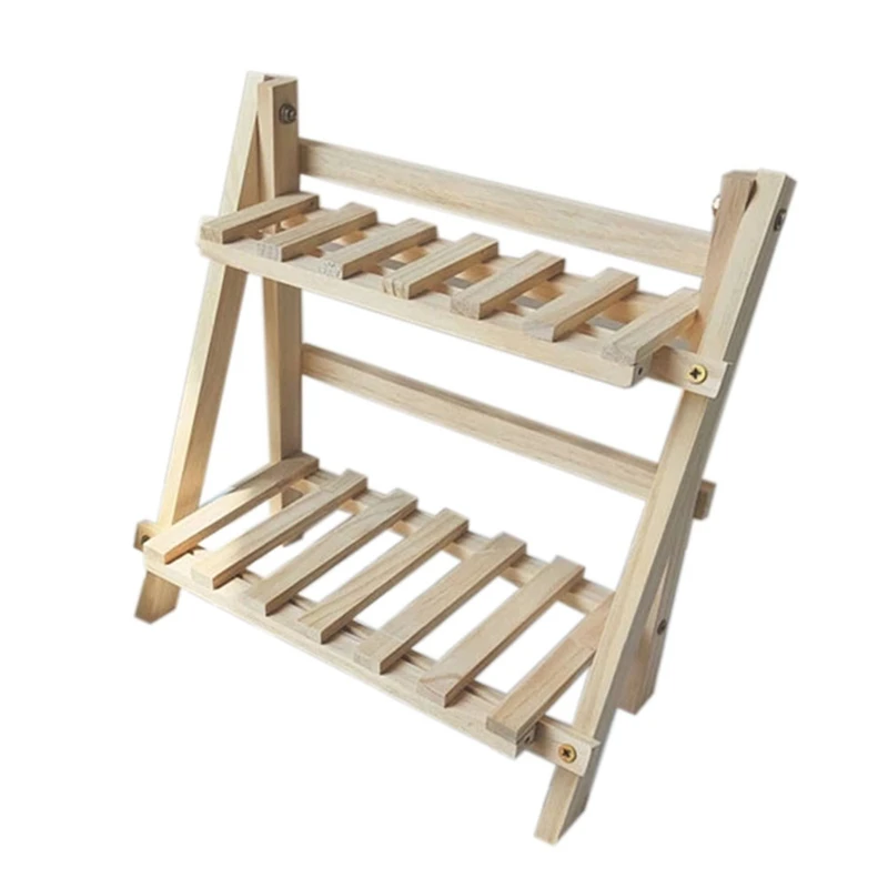 

Двухуровневая Регулируемая деревянная книжная полка, канцелярские принадлежности, органайзер, полки, полка для цветочных горшков, кухонны...