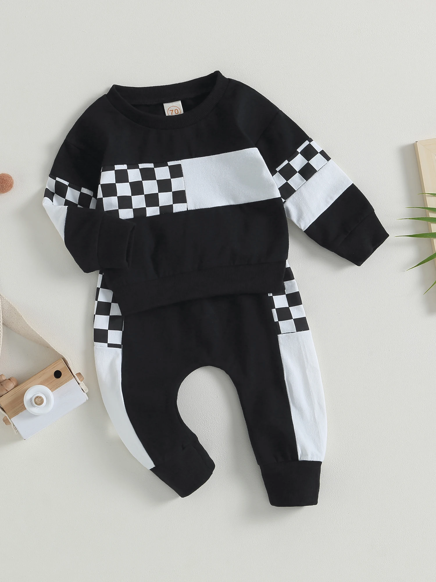 

Boys 2PCS Hooded Sweatshirt Sets Long Sleeve Jogger Pants Camouflage Print Drawstring Sets