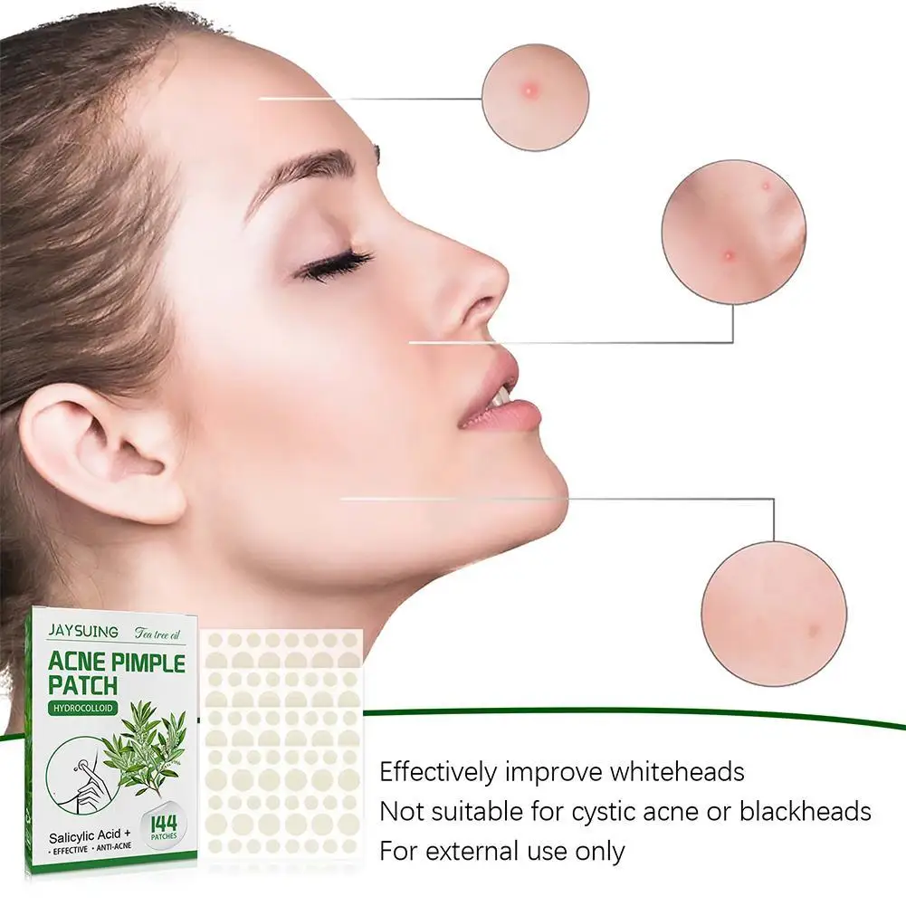 4 шт. пластыри для лица с микроиглами