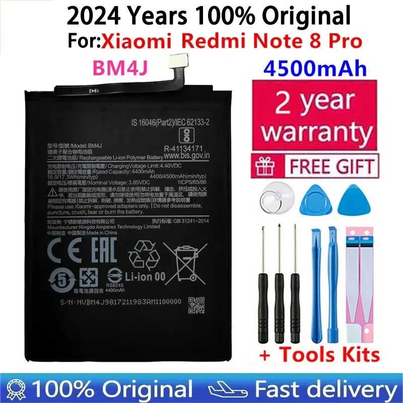 Оригинальный аккумулятор для Xiaomi Mi Redmi Note Mix Max 2 3 A3 3S 3X 4 4X 4A 5 5A 5S 5X M5 6 6A 7 7A 8 8T 9 SE Pro Plus