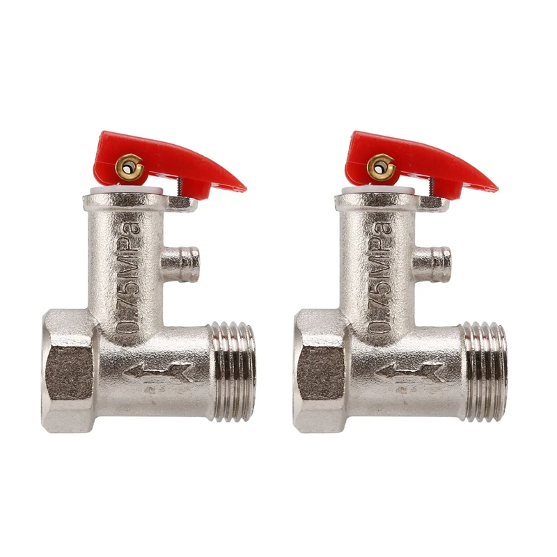 

2X 1 / 2 PT Socket Electric Water Boiler Safety Valve