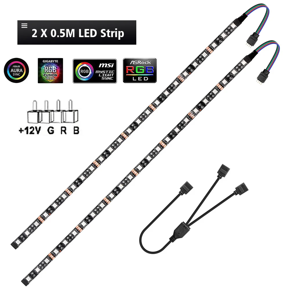 

Excellux RGB LED лента 5050 12V для Aura Sync MSI