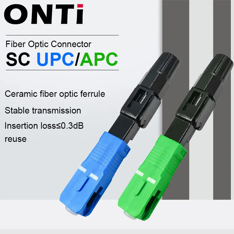ONTi FTTH встроенный волоконно-оптический Быстрый Соединитель SC APC Одномодовый