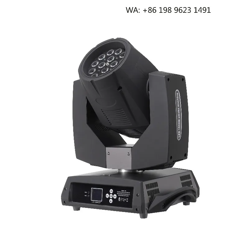 Фото Светодиодный RGB-генератор тумана 1600 Вт с ЖК-дисплеем, 16 каналов DMX512, многоцветное сценическое дымовое оборудование для свадеб, ночных клубов, вечеринок и живых выступлений №5