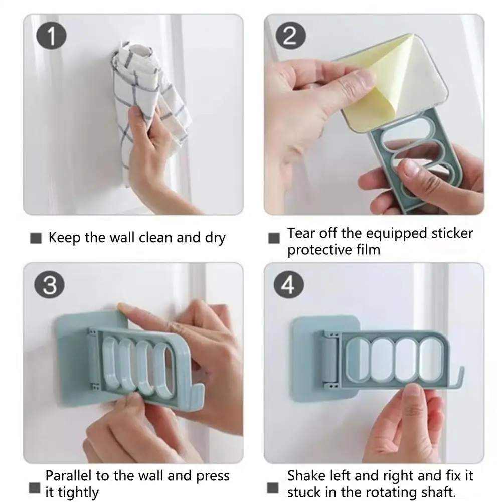 

2 шт., многофункциональные настенные крючки-Вешалки для белья