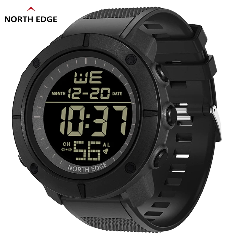 

NORTH EDGE Sport Stopwatches Military Men's Digital Watches 50M Waterproof Multi-function Luminous Back Light TANK Smart Clocks