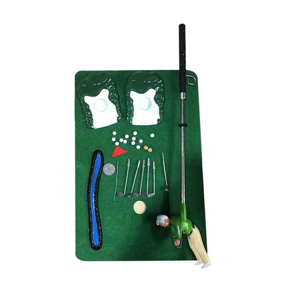 

Golf Club Doll Toy Set Mini Portable Creative Golfs Game Toy Golf Ball Childrens Golf Toys Childrens Golf Parent-child Game