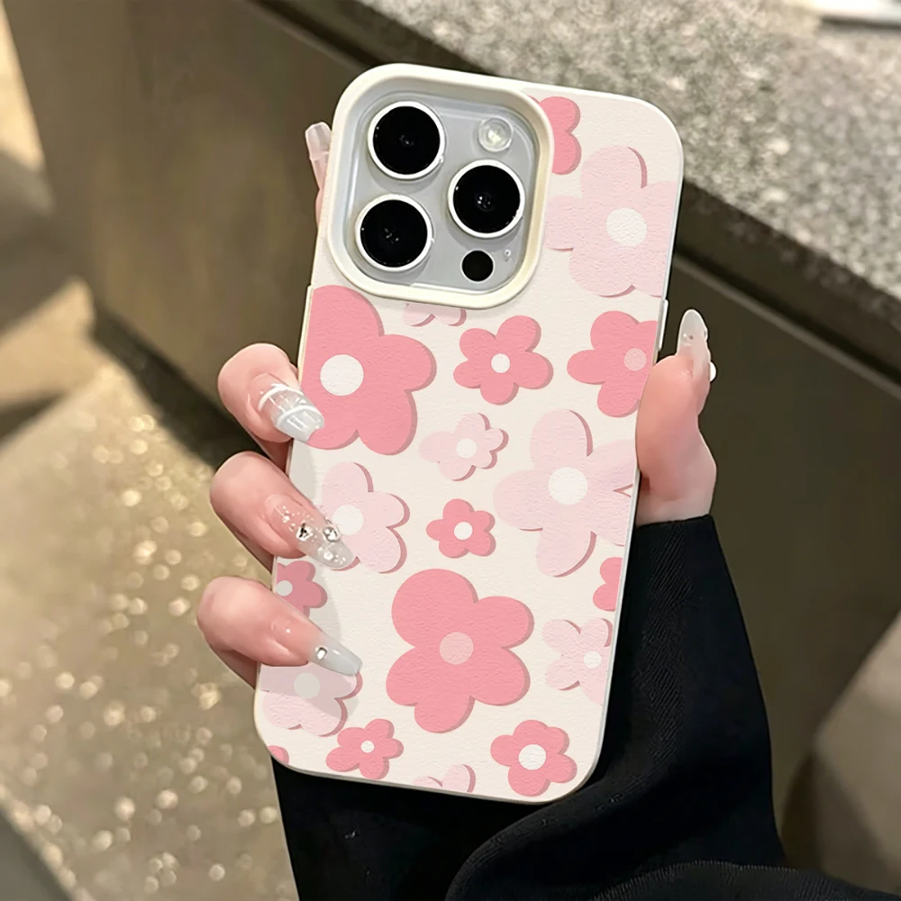 Фото Чехол для телефона с оранжевым узором в виде бабочек и личи для iPhone 17, 16, 15, 12, 13, 14, 11 Pro Max, Air, X, XS, XR, 15, 14, 16 Plus, противоударный чехол №1