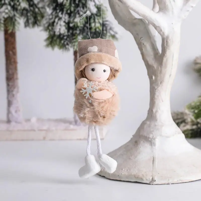 Рождественские украшения подвеска скандинавский ангел девочка кукла плюшевые