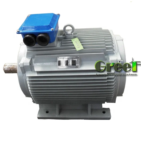 

Brushless synchronous permanent magnet motor wind generator 900RPM 25KW